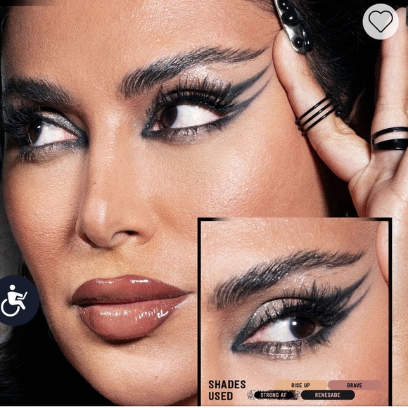 Huda Pretty Grunge Eyeshadow Palette shades every day & night glam-grunge hot af - Picture 10 of 14